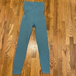 Seraphine Teal Maternity Leggings